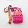 Rainbow Unicorn Crossbody/Shoulder Bag Fidget Sensory Toy Push Bubble Poppers, Cute Colorful Pop Bubble Purse for Girls