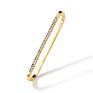 Rakol Ep2586 Elegant Jewellery Diamond Cartilage Bar Ear Cuff Earring 925 Sterling Silve 18K Gold Earring