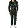 Ready to Ship Home Wear in Stocks Men Pajamas Deer Snowman Stripe Christmas Print Adult One-Piece Pajamas