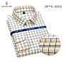 Ready to Ship Men's Cotton Spandex Red Check Shirts Anti-Wrinkle Wrinkle Free Dress Shirts for Men