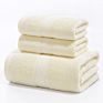 Recycled Plain Solid Color Bamboo Fiber Home Roll Soft Sublimation Hand Bath Towel with Logo