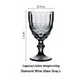 Red Wine Glass 350Ml Glass Goblets Vintage Colored Vintage Clear Glass Goblet