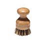 Replaceable Removable Head Kitchen Cleaning Eco Bamboo Sisal Coconut Palm Scrub Dish Brush