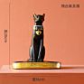 Resin Crafts Home Resin Ornament Crafts Crafts Cat Sculpture Egypt God Home Figurine Home Decoration Indoor Decoration Mascot