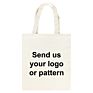 Retail 12Oz Cotton Canvas Music Girls Korean Handbags Sublimation Tote Bags