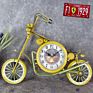 Retro Harley Motorcycle Model Iron Wall Clock Home Decorative Clocks