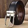 Reversible Leather Belt - Casual for Mens Jeans with Double Sided Strap and Buckle