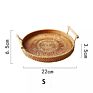 Round Rattan Baskets for Organizing Vegetable Bowl Food Storage Organizing Wicker Fruit Baskets