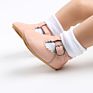 Rubber Sole T-Bar Newborn Prewalker Anti-Slip Toddler Baby Girl Shoes