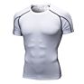 S-Xxl Men Short Sleeve Compression Shirt Base Layer Undershirts Active Athletic Dry-Fit Top