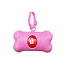Sanan Pet Dog Poop Holder Rubbish Bags Case Bone Shape Garbage Dispenser Box Clean-Up Bag Carrier Case with 15Pcs Waste Bags