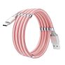Self Winding Magnetic Fast Charging Cable Charger Data Cable with Magnet for Usb Type C Micro Lightning Cables
