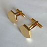 Sell 4 Colors Avaliable Brass Hexagon Cufflinks for Men