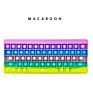 Silicone Game Pack Bubble Sensory Stress Relief Push Popper Bubble Pop Keyboard Fidget Toy