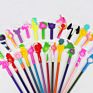 Silicone Pop Pencil Topper Pop Pen Cap Fidget Toys for Scholl