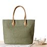 Simple Women Totes Bag Handmade Straw Hand Bag Female Large Capacity Travel Beach Shoulder Handbags