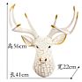 Simulation Animal Wall Decoration and Wall Hanging Deer Head Wall Hangings Creative Pendant Living Room Craft