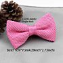 Single Deck Men Women Solid Color Bowknot Lovely Knit Bowtie Adjustable Neckwear Designer Knitting Butterfly Bow Tie