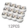 Sky Blue Modern Home Decoration Antique Crystal Candle Holder Set of 12 Pcs