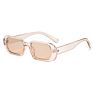 Small Rectangle Sunglasses Women Vintage Glasses Men Outdoor Shades Eyeglasses Black Gray Mirror Lens Glass Eyewea
