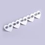 Small Stud Earrings for Women Sterling Silver 925 Jewellery Circle Crystals Natural Stone Earring