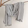 Soft Modal Plaid Striped Men's Scarf Women's Big Shawl