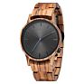 Sopewod Private Label Sandalwood Walnut Teak Unisex Wooden Watches,Ebony Wood Engraved Watch