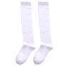 Spring and Autumn Slouch Socks Knee-Length Stockings Ladies Classic Black and White Gray Calf Socks