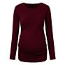 Spring Autumn Outdoor Maternity T-Shirt Lady Clothes plus Size Top for Pregnant Womanlactation Outfit Long Sleeves T-Shirt