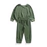 Spring Autumn Thin Fleece Clothing Korean Style Kids Clothing Tracksuits Two Piece Set