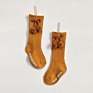 Stock 7 Colors Pompom Spanish Sweet anti Slip Thick Needles Knee High Baby Infant Girl Princess Autumn Socks