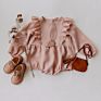 Strapless Romper Infant Onsie Ruffle Baby Girl White Playsuit