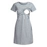 Stripe Multi-Functional Maternity Dress Breast Feeding Dress