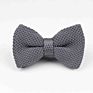 Style Men Women Soild Color Knit Bowtie Adjustable Double Deck Butterfly Bowties Designer Knitting Dress Knitted Bow Tie