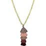 Style Multiple Necklace Layer Tassel Pendant Wood Necklace