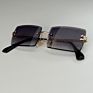 Style Small Square Rectangle Rimless Sunglasses Sun Glasses Shades Sales