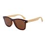 Sun Glasses Bambu Plastic Frame Bamboo Temple Sunglasses