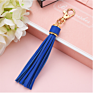 Tassel Keychain Women Cute Tassel Keychain Accessories Pu Leather Car Bag Gold Key Ring Fringe Jewelry Friends Xmas Gift