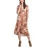 The Newest Women Beach Flower Print Sleeveless Dress Split Lace up Dresses For
