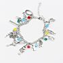 The Nutcracker and Red Riding Hood Charms Bracelets