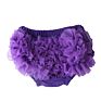 Toddler Clothes Solid Color Cute Baby Chiffon Ruffle Bloomers