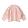 Toddlers Kids Knit Plain Pullover Long Sleeve Organic Oversized Baby Sweater Top