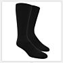 Top Business Men Solid Black Color Bamboo Socks