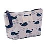 Travel Storage Canvas Makeup Bags for Women Girls with Zipper Lock