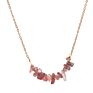 Turquoise Amethyst Natural Stone Necklace Irregular Natural Stone Necklace Clavicle Chain Jewelry