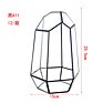 Typ3134 Modern Rustic Art Style Hanging Air Plant Holder Himmeli Geometric Planter Metal Airplant Rack Tillandsia Hanger