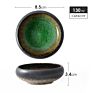 Uaral Japanese Tableware Restaurant Ceramic Crockery Stoneware Dipping Soy Sauce Dish Bowl Ceramic Serving Dishes