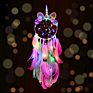 Unicorn Dream Catcher with Led Lights Feather Wall Hangings Girl Room Decor Ornament Boho Dream Catcher