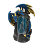 Unique Resin Back Flow Dragon Incense Burner Waterfall Handmade