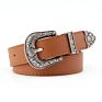 Vintage Casual Belt Popular Style Belt Women Soft Faux Dress Waist Pu Leather Women Belt for Jeans